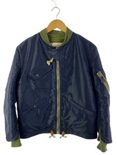 SUGAR CANE Volo Giacca, Taglia L, Nylon, Navy, sc13182 Usato