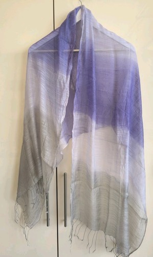 Sciarpa vintage pura seta