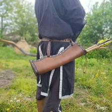 QUIVER medievale in pelle