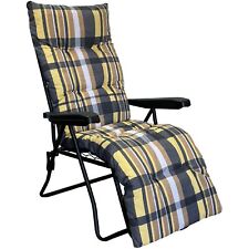 SDRAIO DA GIARDINO CON POGGIAPIEDI RECLINABILE 6 POSIZIONI POLTRONA SEDIA RELAX