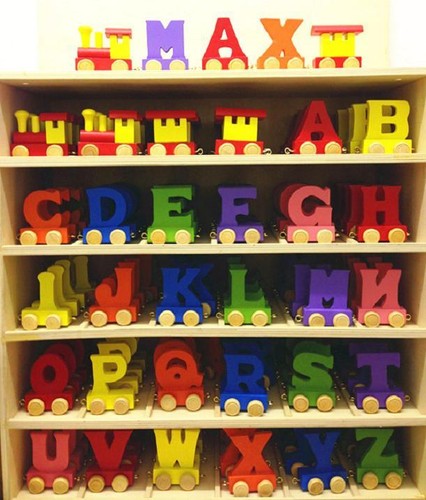 Alfabeto lettere treno - alfabeto,