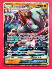 Carta Pokemon Lycanroc Gx - Guardiani Nascenti 74/145 Italiano