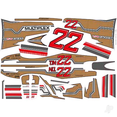 Decalcomania funracer bronzo - decalcomania,