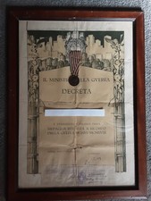 Attestato e Medaglia Istituita