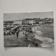 65 FANO SPIAGGIA -  CARTOLINA USATA VIAGGIATA COLLEZIONE