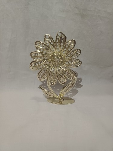 Portaorecchini fiori ottone