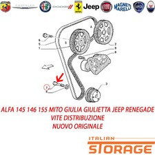 ALFA 145 146 155 MITO GIULIA GIULIETTA JEEP RENEGADE VITE DISTRIBUZIONE 7686765 