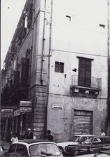 PALERMO anni '70 fotografia PALAZZO VALGUARNERA GANGI 2