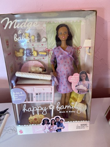 Barbie happy family midge - family, &