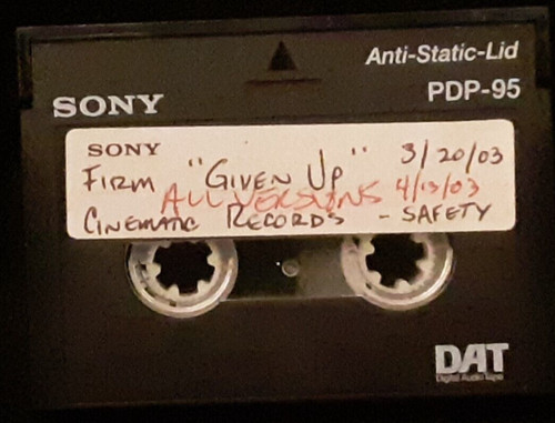 Rare studio dat recording - rare,