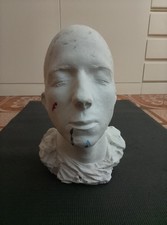 Calco In Gesso Di Un Volto
