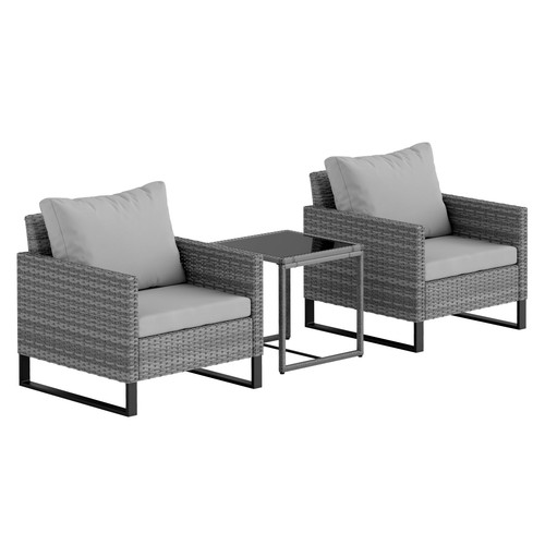 Rattan bistrot set pezzi - rattan,