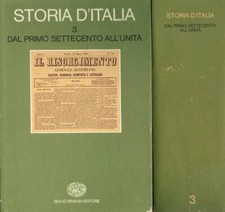 Storia d'Italia volume 3. Dal