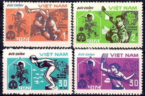 Vietnam 1982 asiatico sport - vietnam,