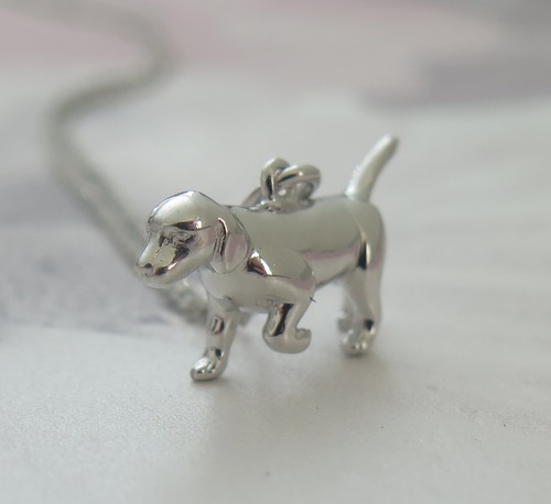 Collana con ciondolo labrador