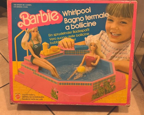 Piscina barbie bubbling - piscina,