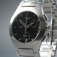 Nuovo orologio da uomo Batt LONGINES Oposition Chronograph L3.618.4 Qz...