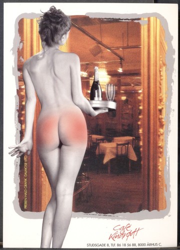 1992 promo postcard for - postcard, cafe