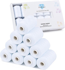 10 Rocchetti Di Filo Da Cucito