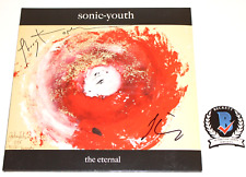 SONIC YOUTH THURSTON MOORE KIM GORDON FIRMATO L'ETERNO ALBUM VINILE BECKETT COA