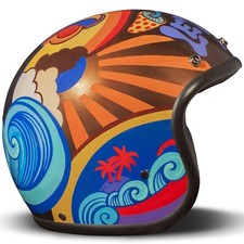 Jethelm Moto DMD Viaggio Retro Moto Casco - Leggero,Sicuro,Vintage