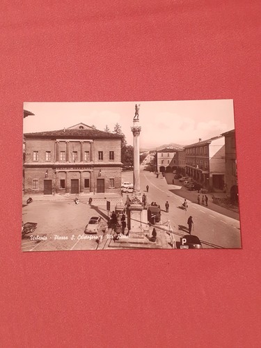 Cartolina urbania piazza - urbania,