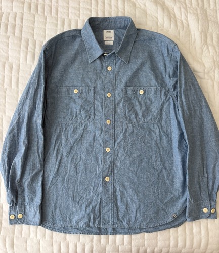 Visvim briggs chambray l s - chambray, l/s