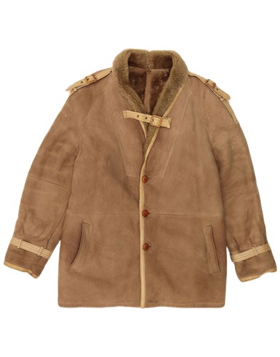 Giacca shearling uomo vintage