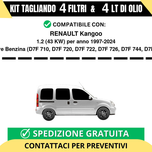 Tagliando per renault kangoo - tagliando,