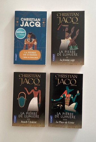 Christian jacq lot série - jacq.,