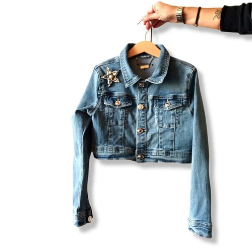 Giubbotto jeans sarabanda - giubbotto, di