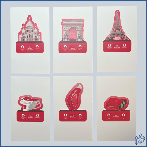 Set adesivi omega - olimpiadi, di