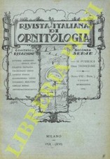 Rivista Italiana di Ornitologia. Seconda Serie. 1938 (0-34212)