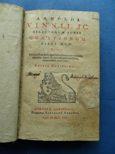 Arnoldi vinnii selectarum - arnoldi, vinnii..selectarum