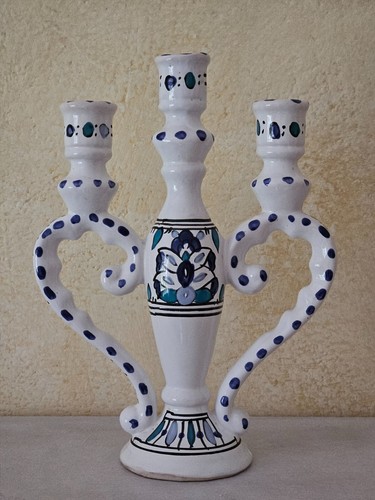 Candelabro ceramica - candelabro,