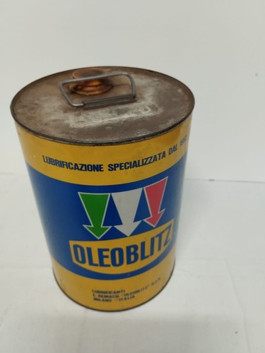 Scatola latta vintage per - , olio