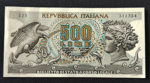 500 lire aretusa 1970 - 500,