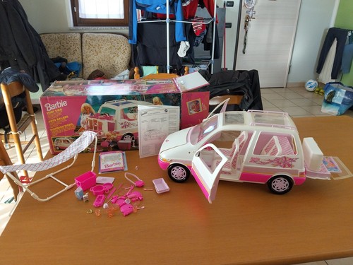 Barbie picnic mobil 13185 mini - barbie,