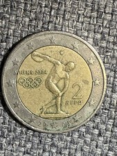 Moneta Da 2 Euro Rara Grecia