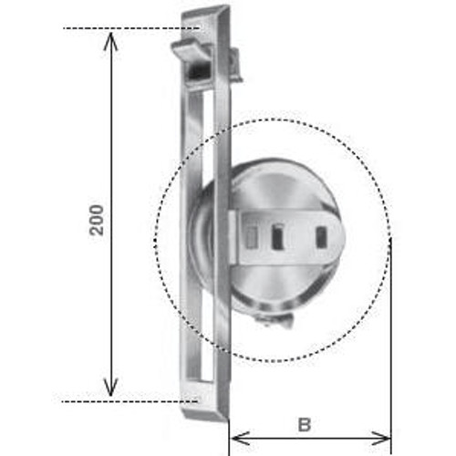 Avvolgitore semincasso per - avvolgitore, a