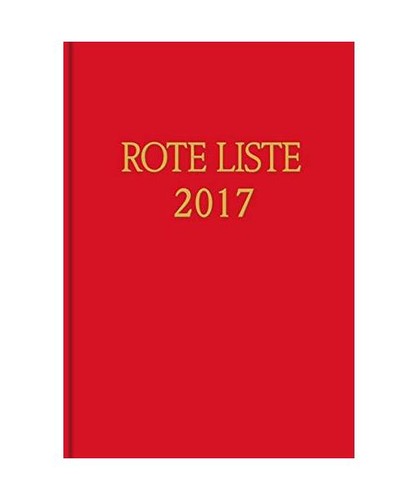 Rote liste 2017 - liste, buchausgabe