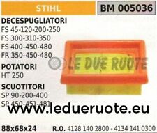 41341410300 FILTRO ARIA DECESPUGLIATORE STIHL FS450 FS480 FR350 FR450 88x68x24