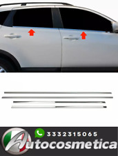 Barre finestrini modanature per Nissan Qashqai J10 2006-2014 acciaio inox cromo