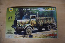 ZVEZDA 1:35 KIT GERMAN HEAVY 4WD CARGO TRUCK L 4500A KIT 3596