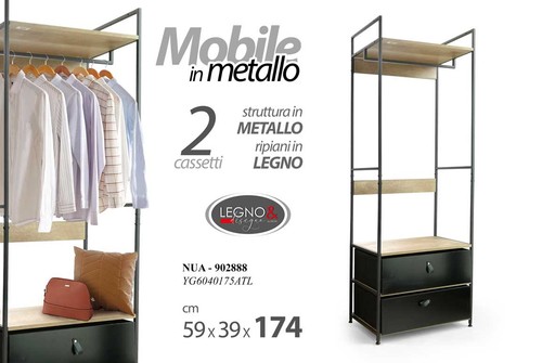 Mobile scaffale metallo - scaffale,