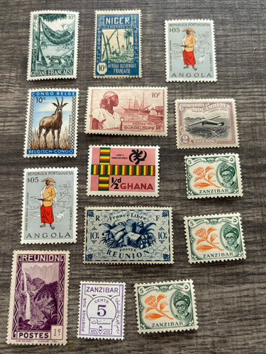 Lotto francobolli esteri - 14,