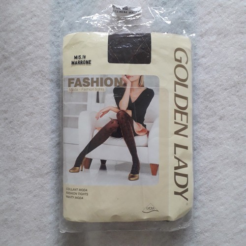 Golden lady collants moda - golden,