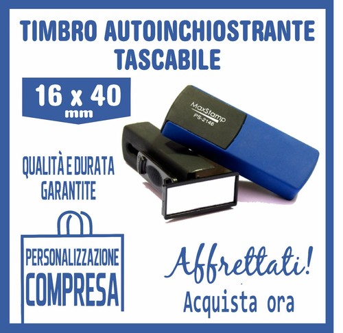 Timbro tascabile pocket - tascabile,
