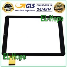 TOUCH SCREEN VETRO TABLET MAJESTIC TAB-397 3G DIGITIZER 9,7" ORIGINALE NERO