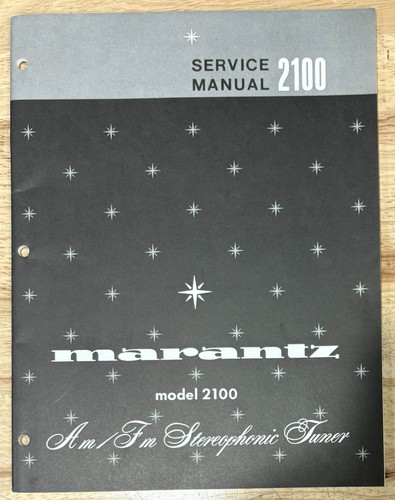 Manuale servizio marantz - manuale,
